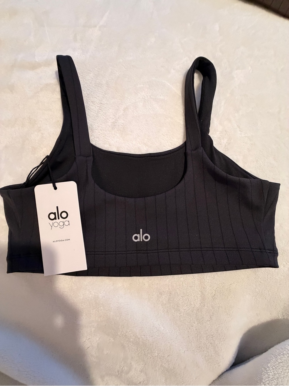 ALO YOGA Pinstripe Bra / Pinstripe Sports Bra